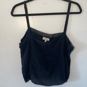 Wilfred cropped Silk Tank